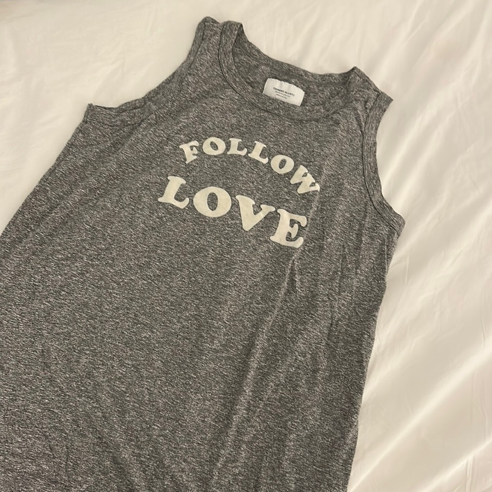 Current Elliot follow love graphic tank size 1